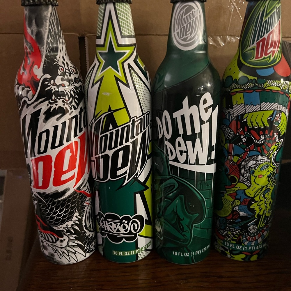 Mountain Dew Collectible Green label art 2008